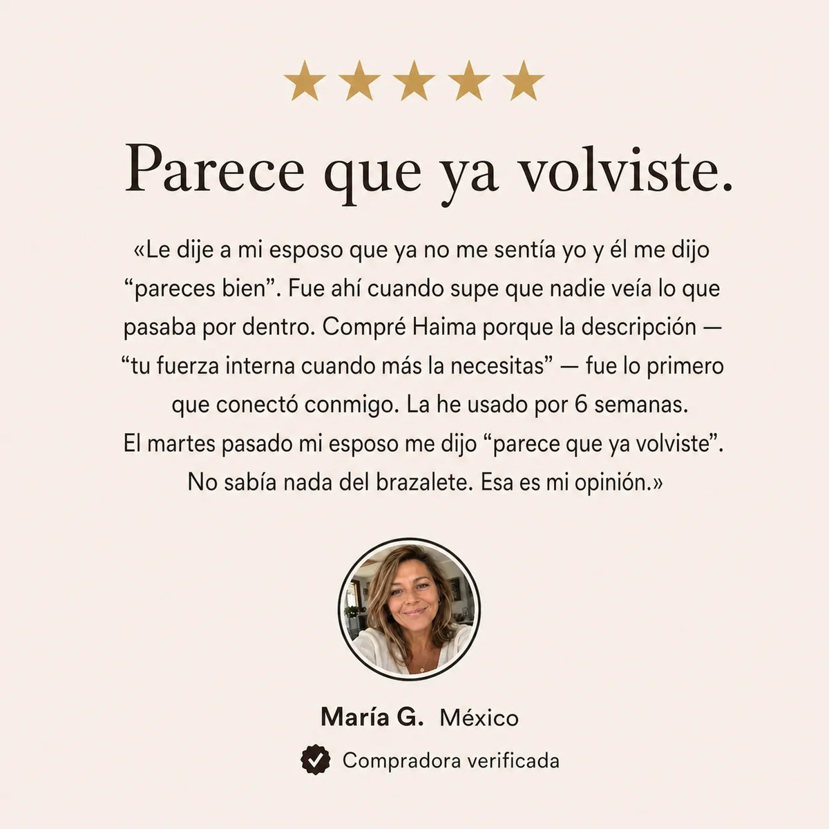 Pulsera de Hematita Haima | Tu solución natural para la menopausia
