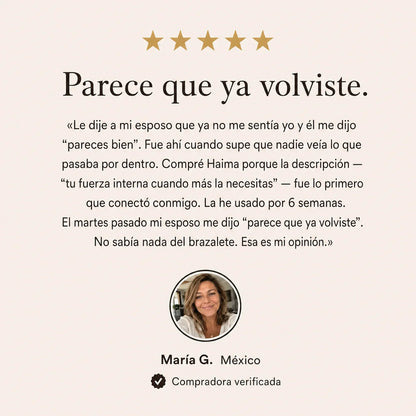Pulsera de Hematita Haima | Tu solución natural para la menopausia